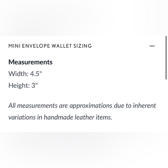 Stunning Portland Leather Brown Leather Mini Envelope Wallet with Button Closure - Picture 5 of 5